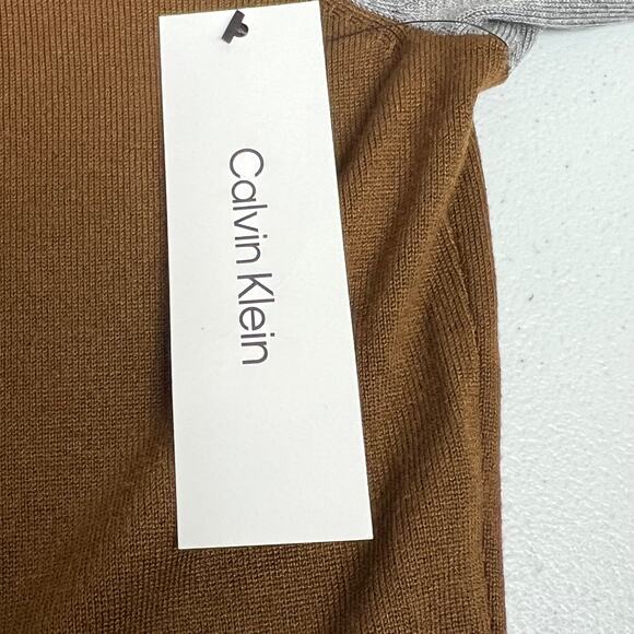 Calvin Klein Turtleneck Sweater Women's XL Colorblock - Picture 11 of 15